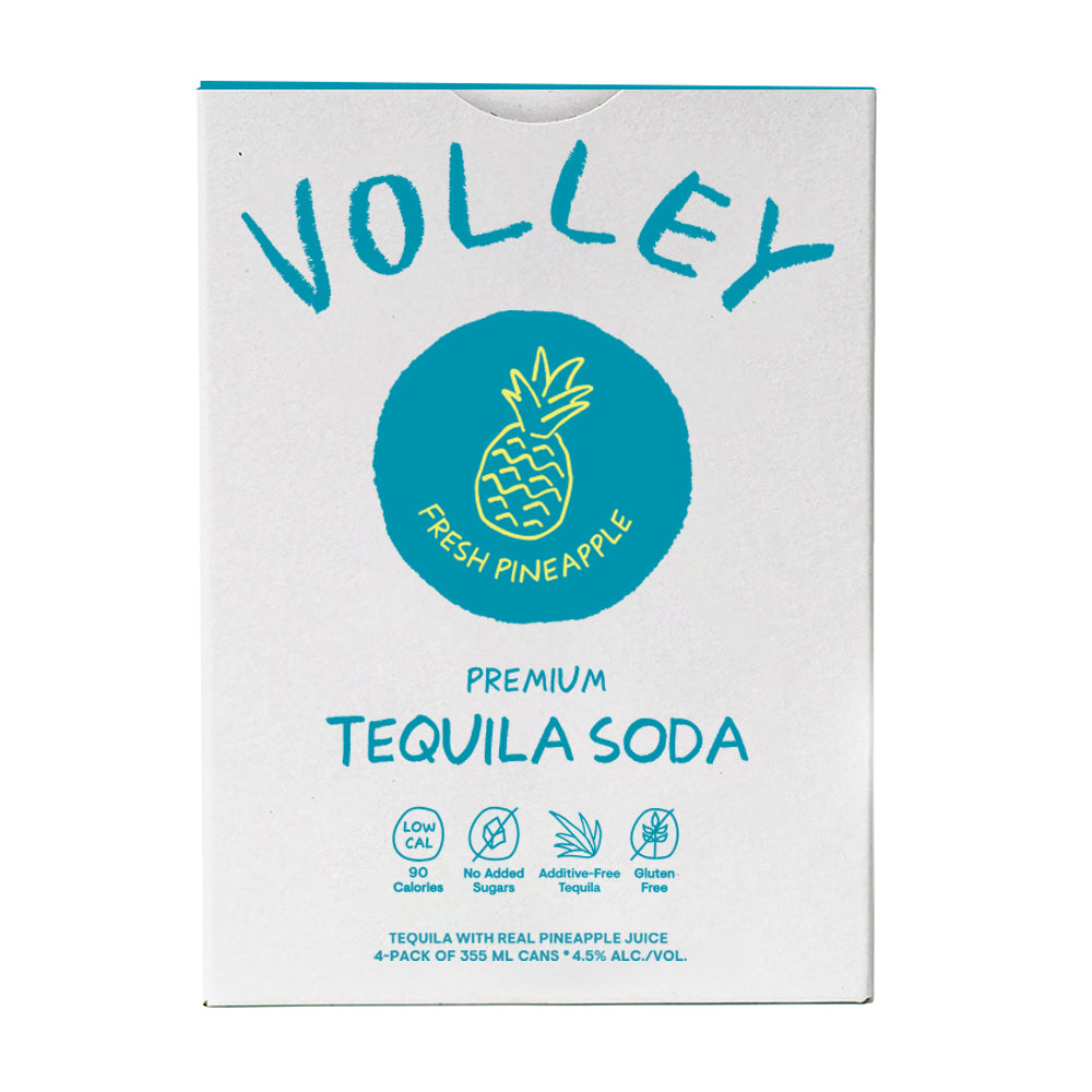 Volley Fresh Pineapple  4pk