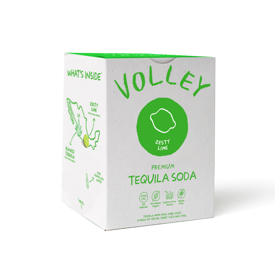 Volley Zesty Lime 4pk