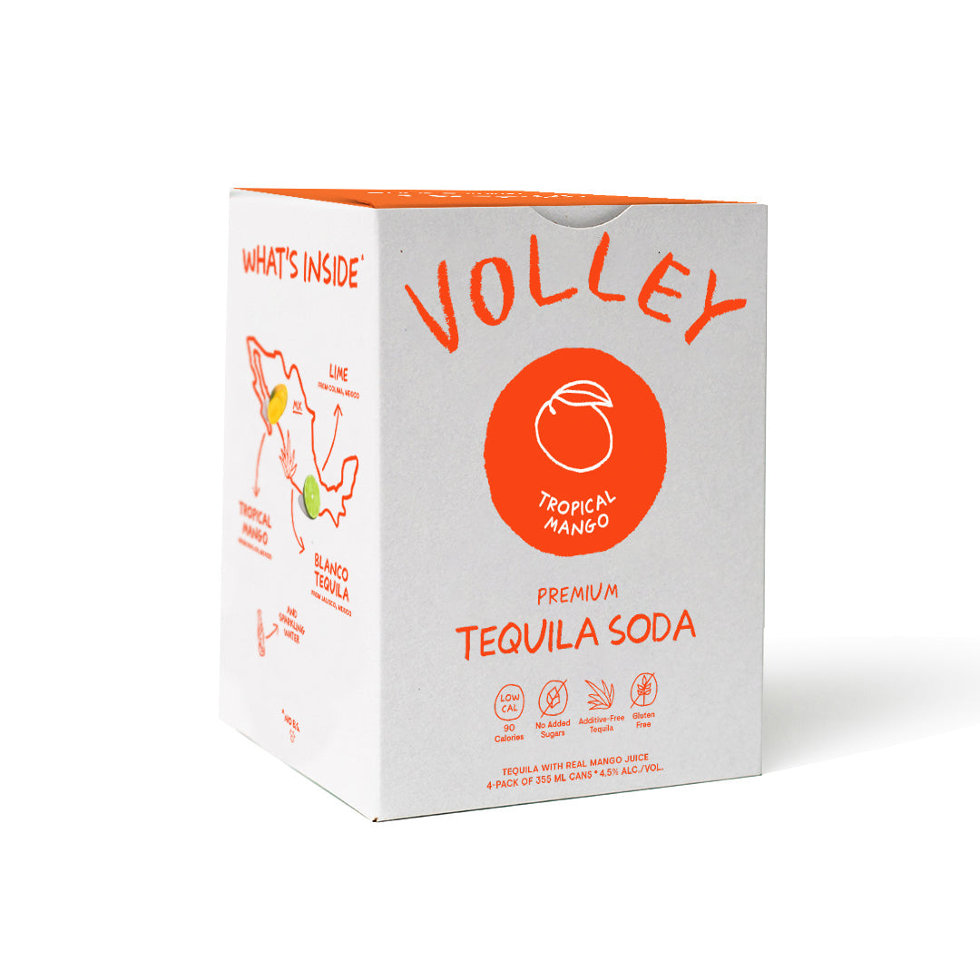 Volley Tropical Mango 4pk